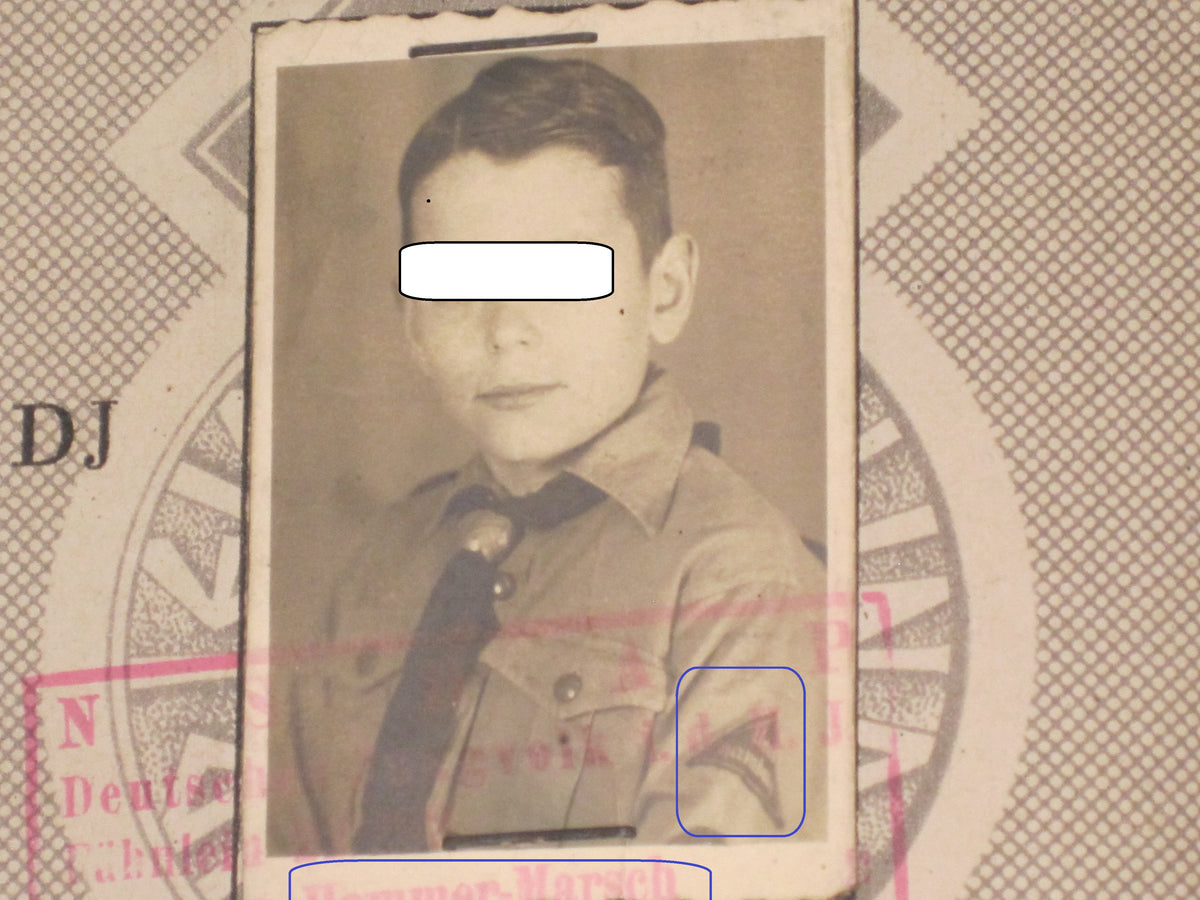 H.W.  -  -  Set Leistungsbuch &amp; Schießbuch der Hitlerjugend (HJ) Hamburg 1940