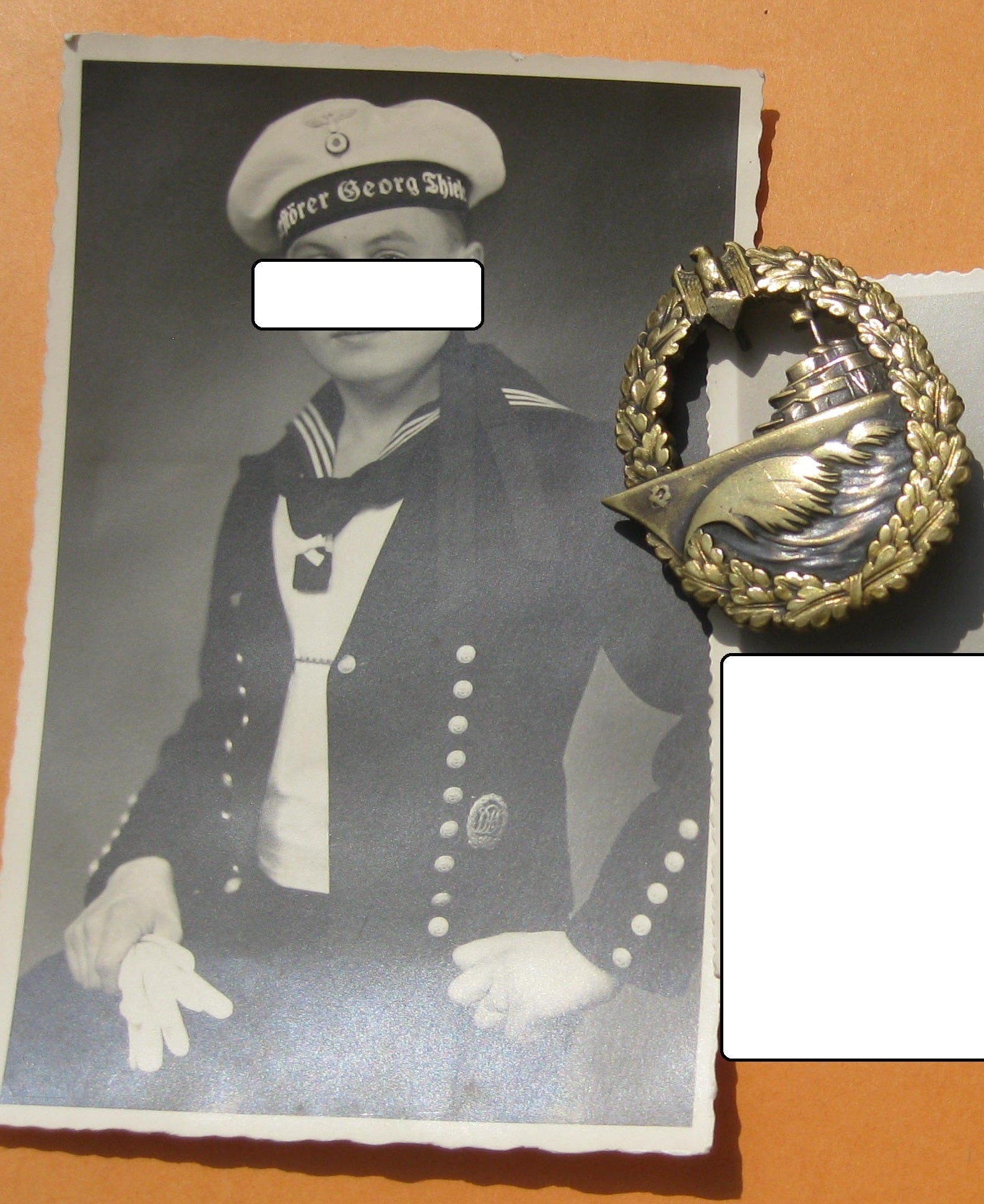 Zerstörer Kriegsabzeichen der Kriegsmarine Hersteller:  Schwerin