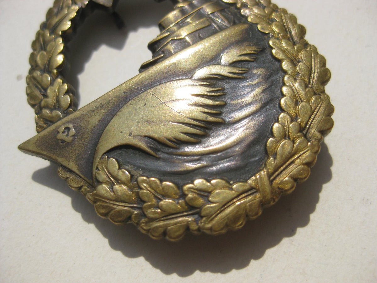 Zerstörer Kriegsabzeichen der Kriegsmarine Hersteller:  Schwerin