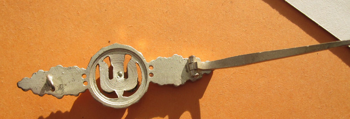 Frontflugspange für Kampfflieger in SILBER aus BUNTMETALL