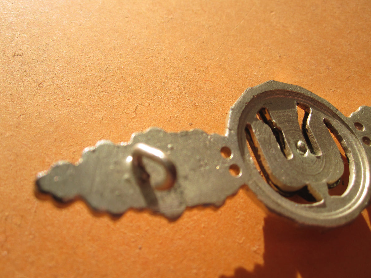 Frontflugspange für Kampfflieger in SILBER aus BUNTMETALL