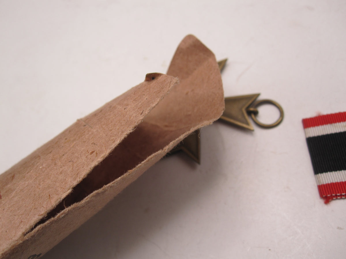 Set Kriegsverdienstkreuz 2.Klasse OHNE Schwertern KVK2/39 in Verleihungstüte Gottlieb Wagner