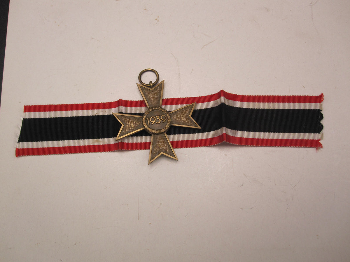 Set Kriegsverdienstkreuz 2.Klasse OHNE Schwertern KVK2/39 in Verleihungstüte Gottlieb Wagner