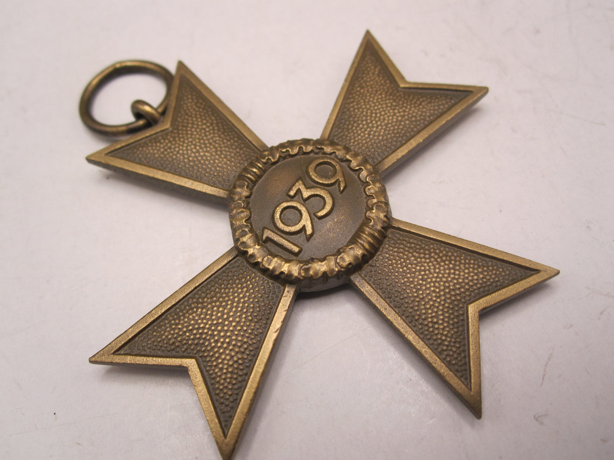 Set Kriegsverdienstkreuz 2.Klasse OHNE Schwertern KVK2/39 in Verleihungstüte Gottlieb Wagner