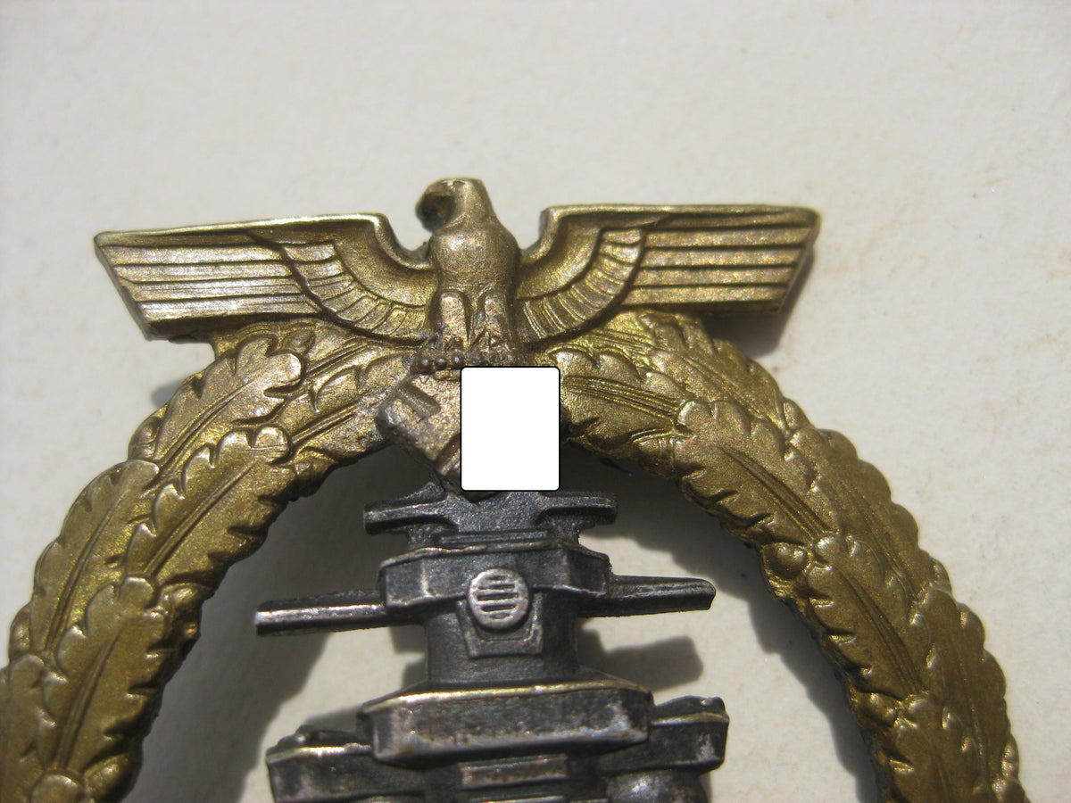 Flottenkriegsabzeichen Dickschiffabzeichen Kriegsmarine