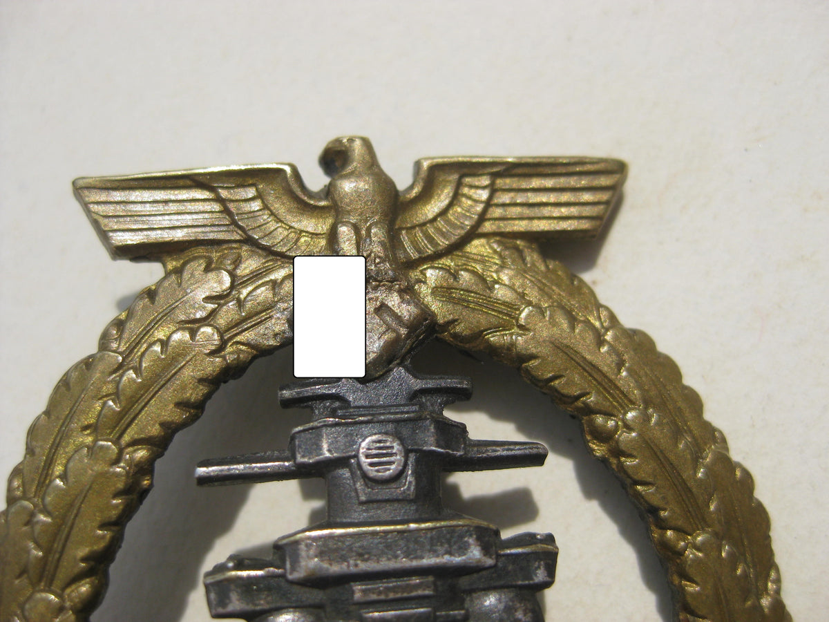 Flottenkriegsabzeichen Dickschiffabzeichen Kriegsmarine