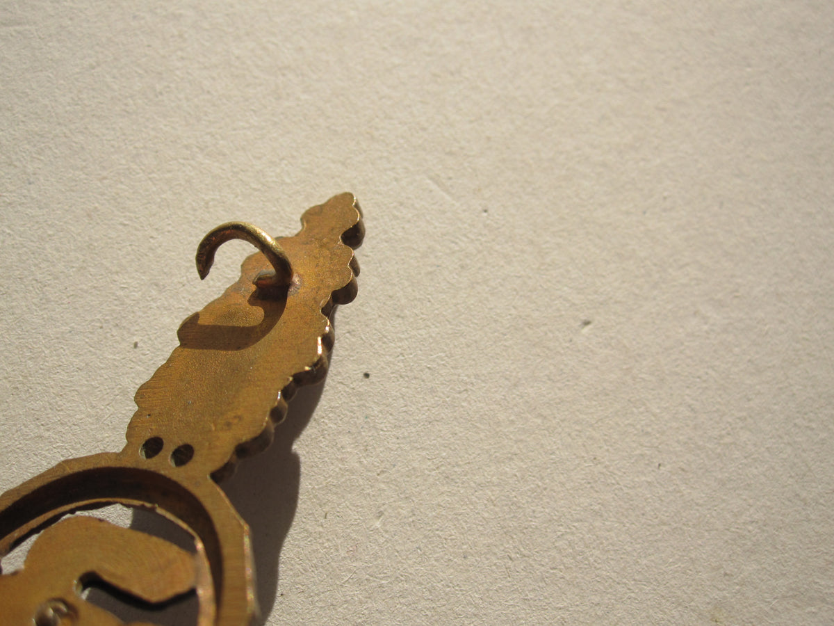 Frontflugspange für Kampfflieger in BRONZE aus BUNTMETALL