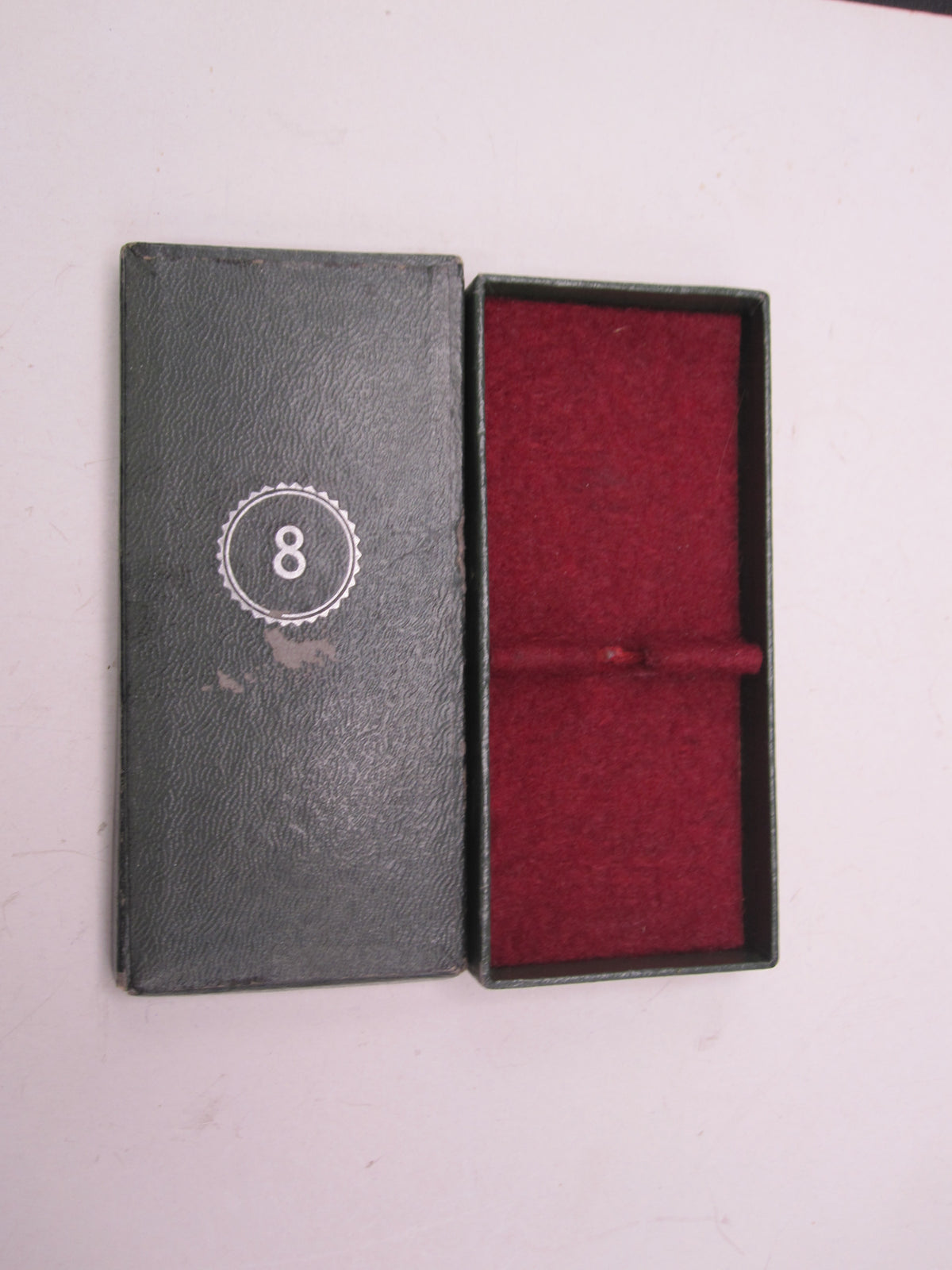 Leeres Verleihungsetui für Polizeimedaille Dienstauszeichnung 8 Jahre