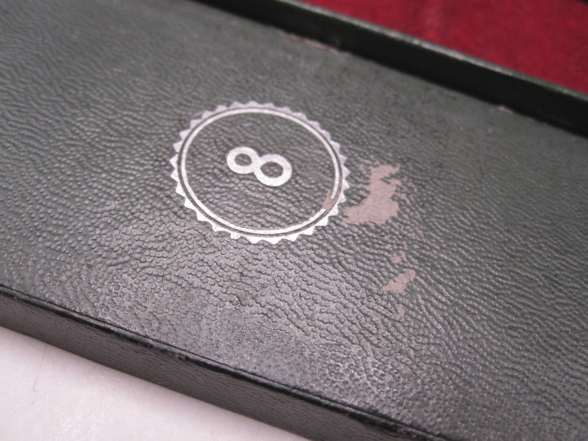 Leeres Verleihungsetui für Polizeimedaille Dienstauszeichnung 8 Jahre