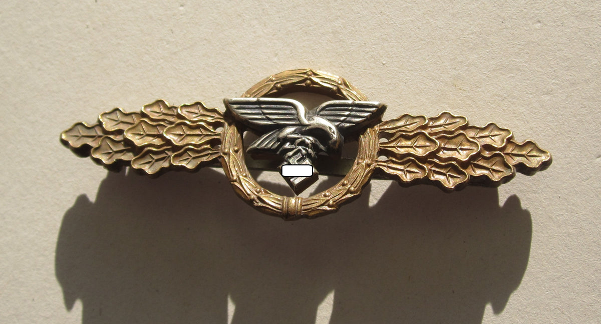 Frontflugspange für Transportflieger in BRONZE aus BUNTMETALL