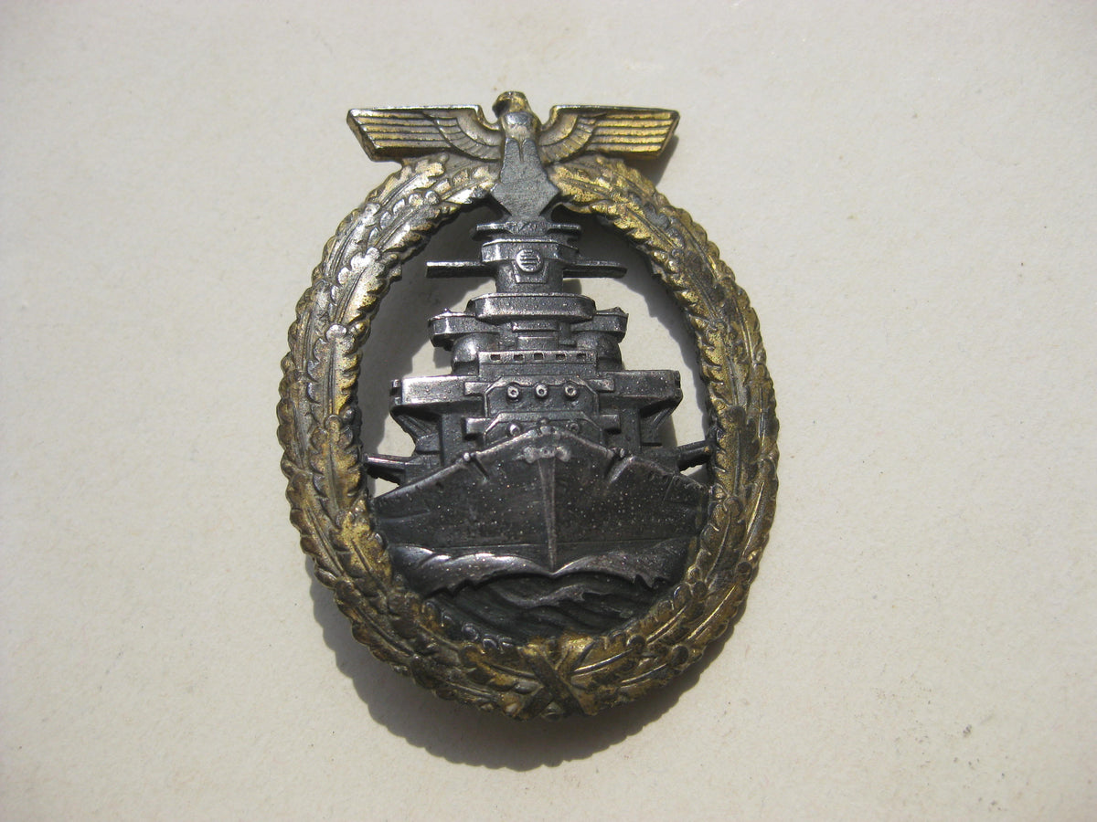 Flottenkriegsabzeichen Dickschiffabzeichen Kriegsmarine