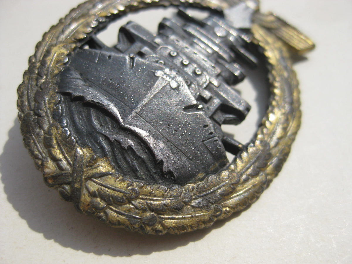 Flottenkriegsabzeichen Dickschiffabzeichen Kriegsmarine