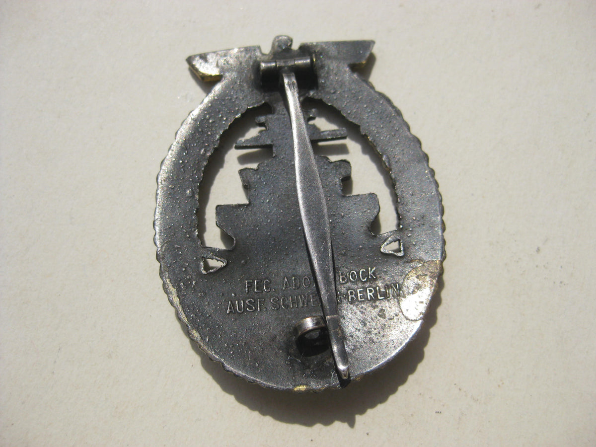 Flottenkriegsabzeichen Dickschiffabzeichen Kriegsmarine