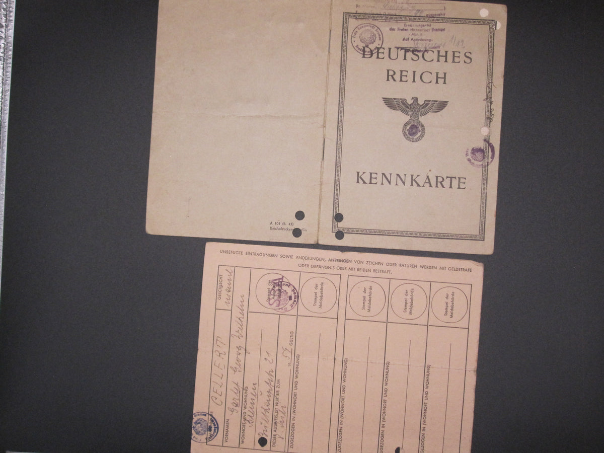 Verleihungsurkunden Besitzzeugnisse Dokumente Wiederholungsspange zum EK1 &amp; EK2