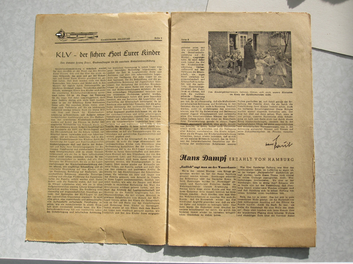 Hamburger Feldpost Illustrierte Heft 1944