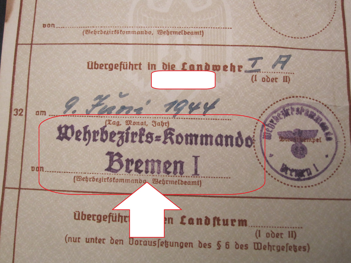 Verleihungsurkunden Besitzzeugnisse Dokumente Wiederholungsspange zum EK1 &amp; EK2