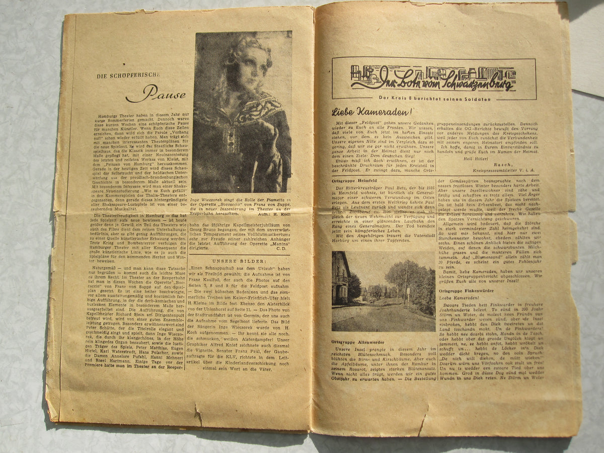 Hamburger Feldpost Illustrierte Heft 1944