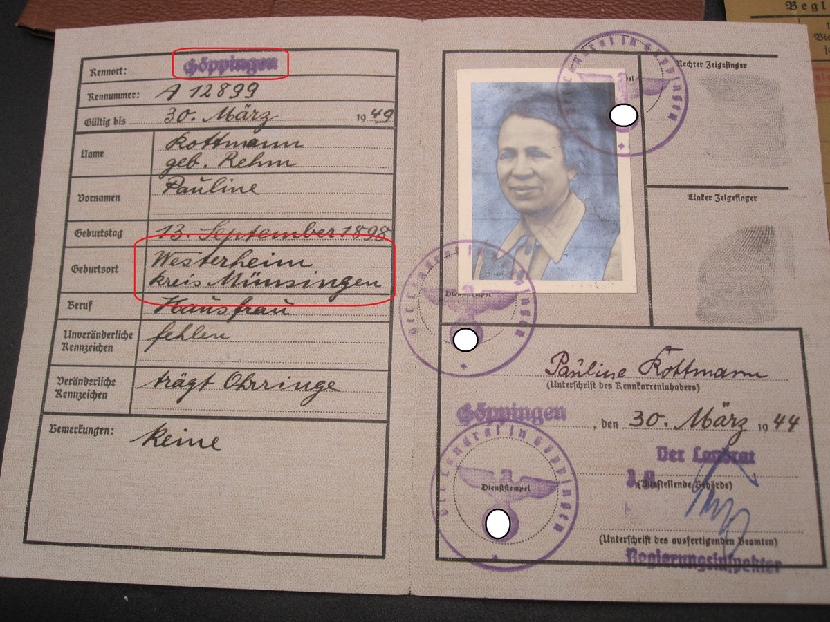 H.W. -  -  Urkundenheft im Schuber SA - Sportabzeichen