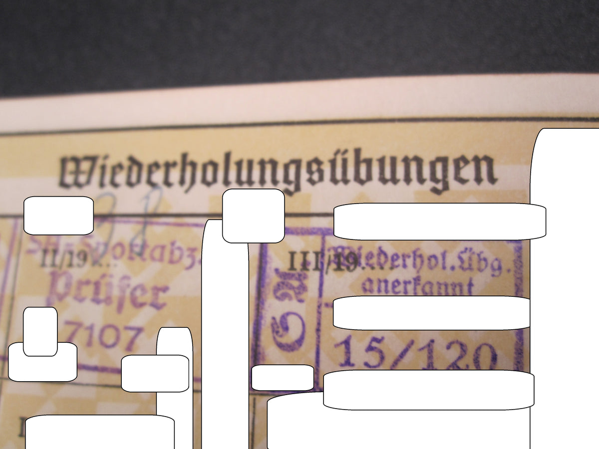 H.W. -  -  Urkundenheft im Schuber SA - Sportabzeichen