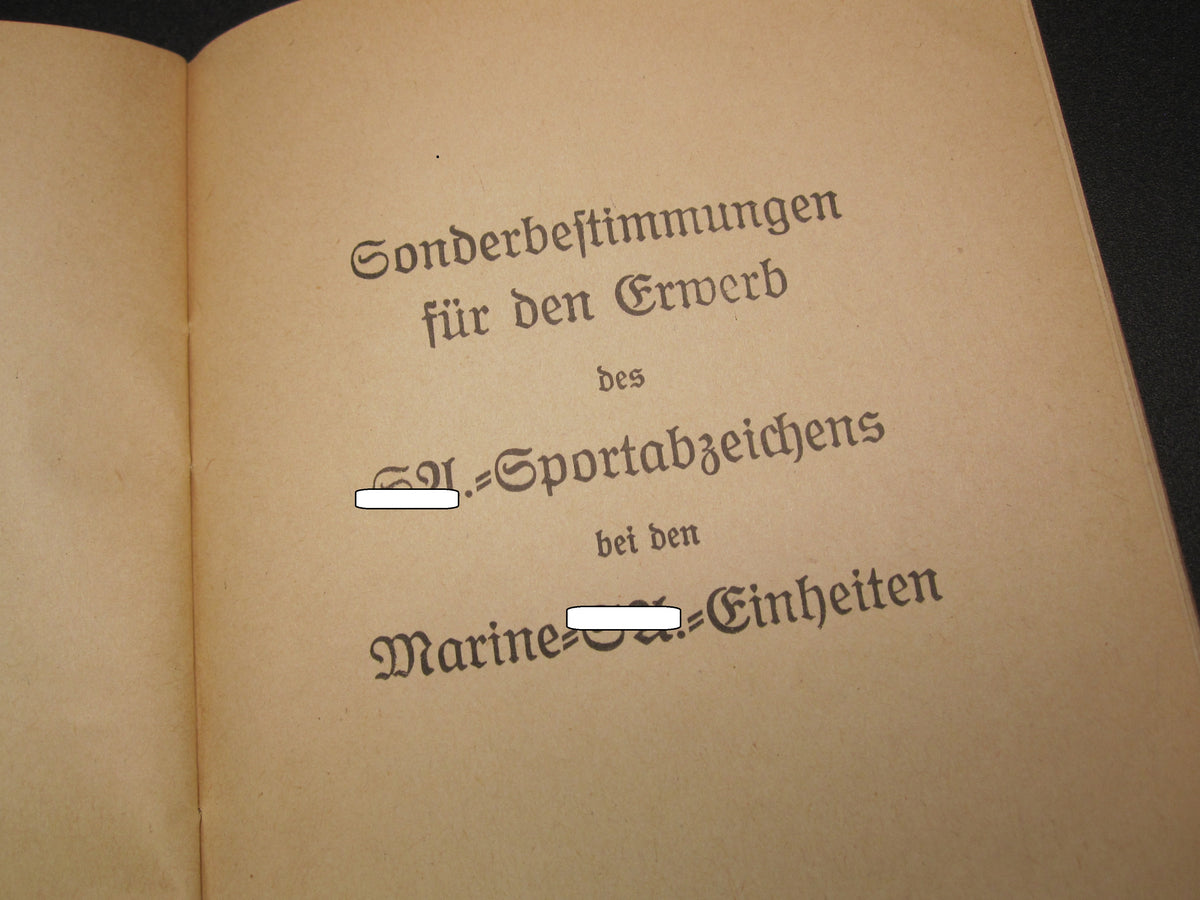 Urkundenheft  SA - Sportabzeichen Übungsbuch