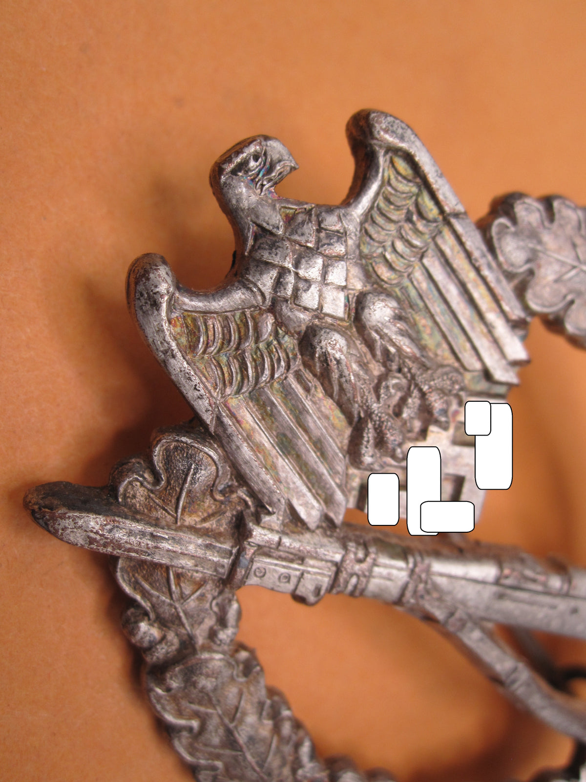 Infanterie Sturmabzeichen (ISA) des Heeres in Silber C.E. JUNCKER Mint Condition