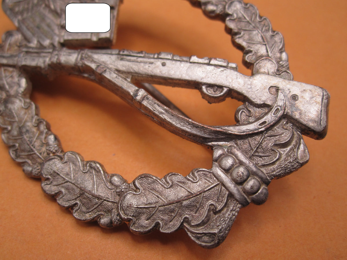 Infanterie Sturmabzeichen (ISA) des Heeres in Silber C.E. JUNCKER Mint Condition