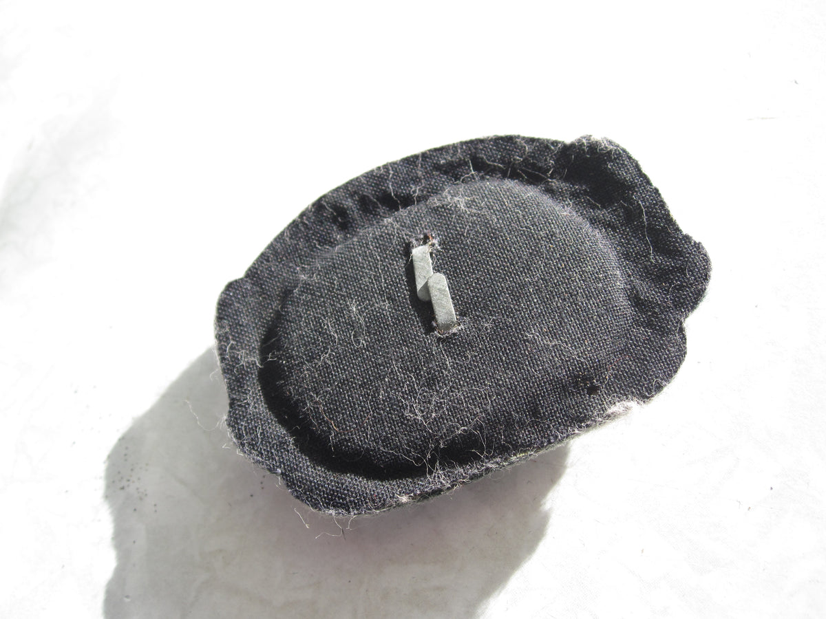 Gestickte Kokarde mit Mützenkranz für Schirmmütze Heer Wehrmacht