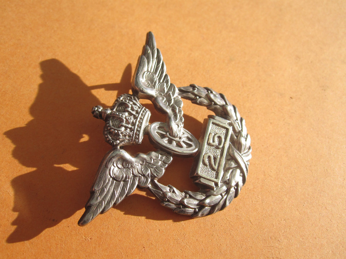 Deutsche Eisenbahn Erinnerungsabzeichen für 25 Dienstjahre -Preußen- Kaiserreich Eisenbahner