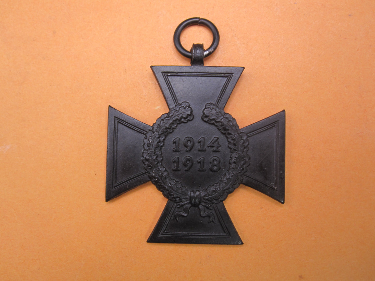 BREMEN Ehrenkreuz des 1.Weltkrieges gefallener Frontkämpfer Hersteller: &quot;SCH.H.&quot; &amp; Verleihungsurkunde