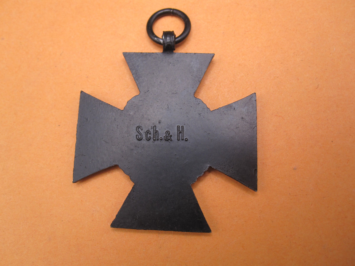 BREMEN Ehrenkreuz des 1.Weltkrieges gefallener Frontkämpfer Hersteller: &quot;SCH.H.&quot; &amp; Verleihungsurkunde