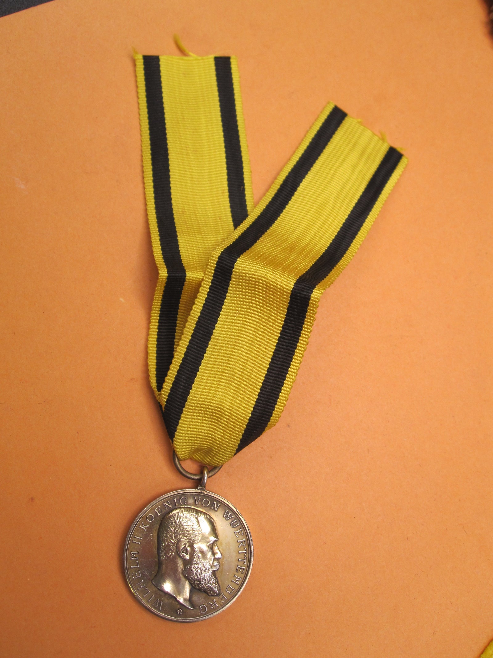 Tapferkeitsmedaille Wilhelm König von Württemberg in GOLD