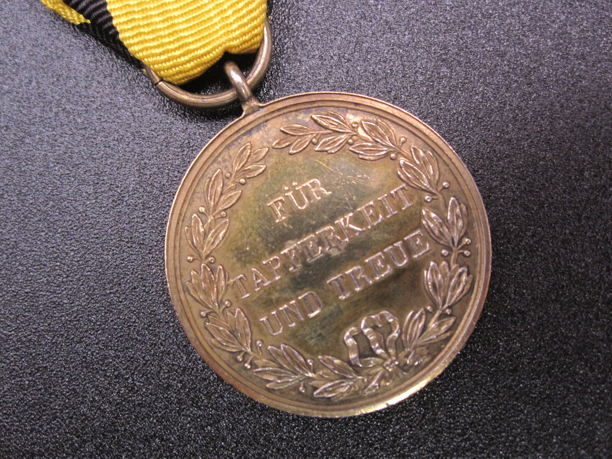 Tapferkeitsmedaille Wilhelm König von Württemberg in GOLD
