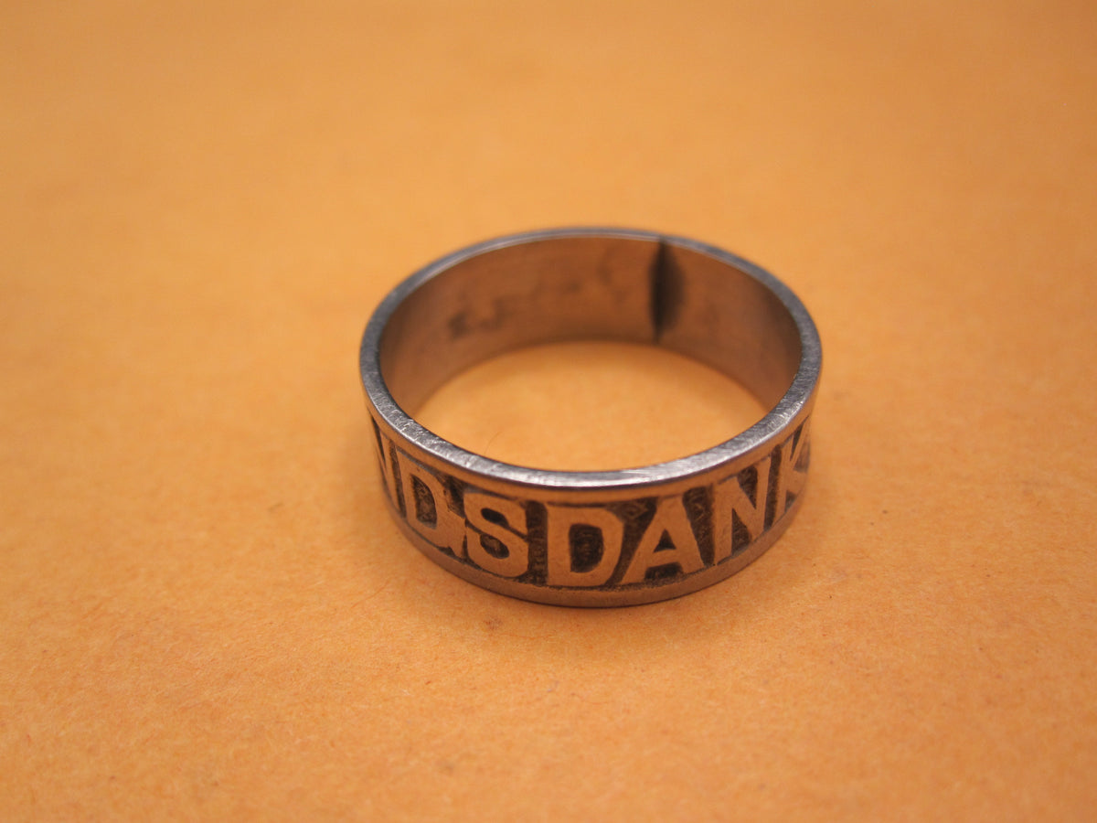 patriotischer Fingerring VATERLANDSDANK 1914