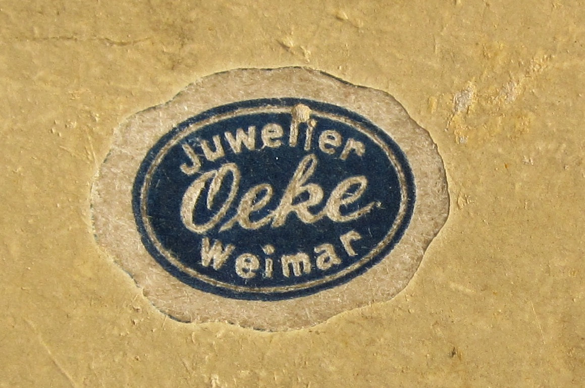 Medaille Olympische Spiele 1936 in Schachtel Weimar in Thüringen