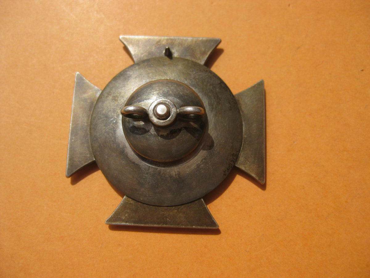 Eisernes Kreuz 1.Klasse von 1914 (EK1/14) an SCHRAUBSCHEIBE seltene Variante in echt Silber