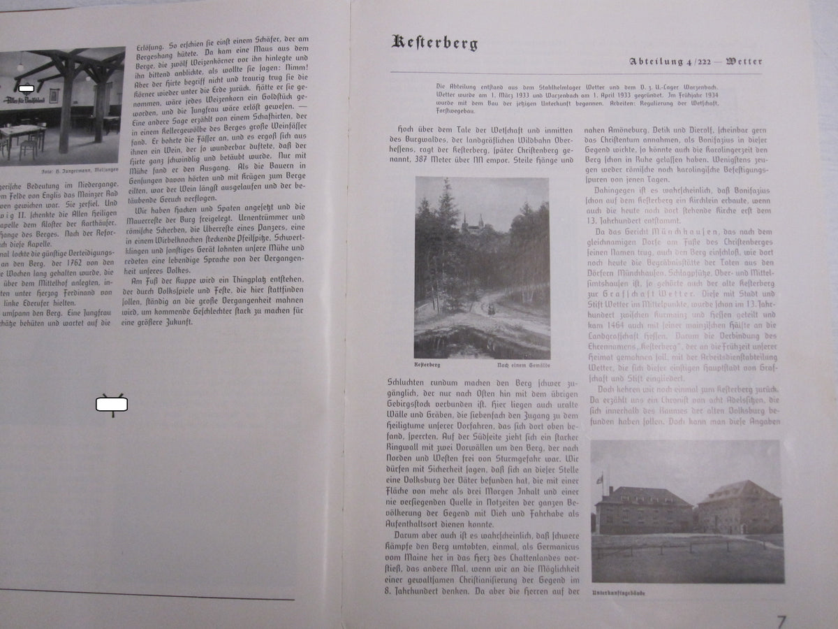 Buch Ehrennamen der Reichsarbeitsdienstabteilungen HESSEN Nord Kassel
