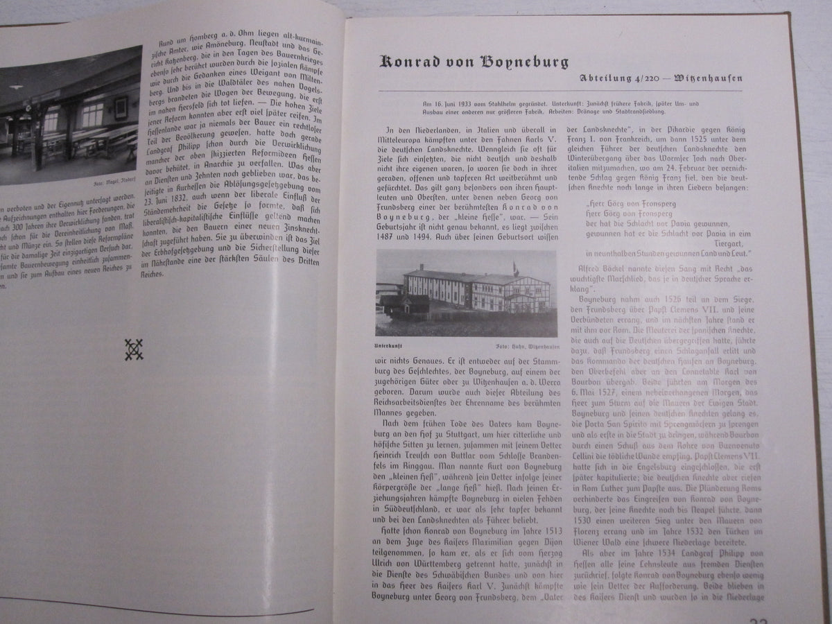 Buch Ehrennamen der Reichsarbeitsdienstabteilungen HESSEN Nord Kassel