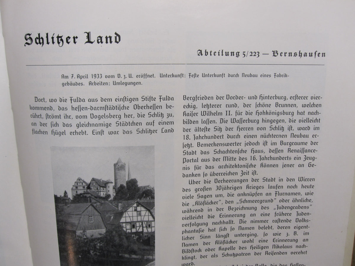 Buch Ehrennamen der Reichsarbeitsdienstabteilungen HESSEN Nord Kassel