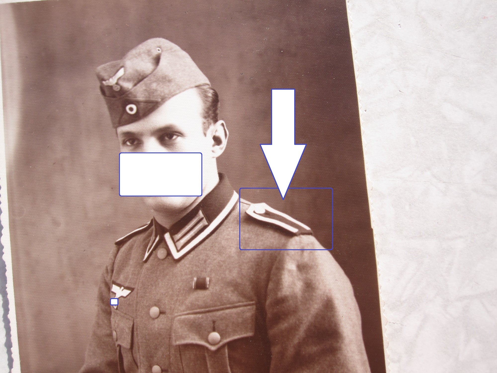 Uniformfoto Unteroffizier der Wehrmacht Heer