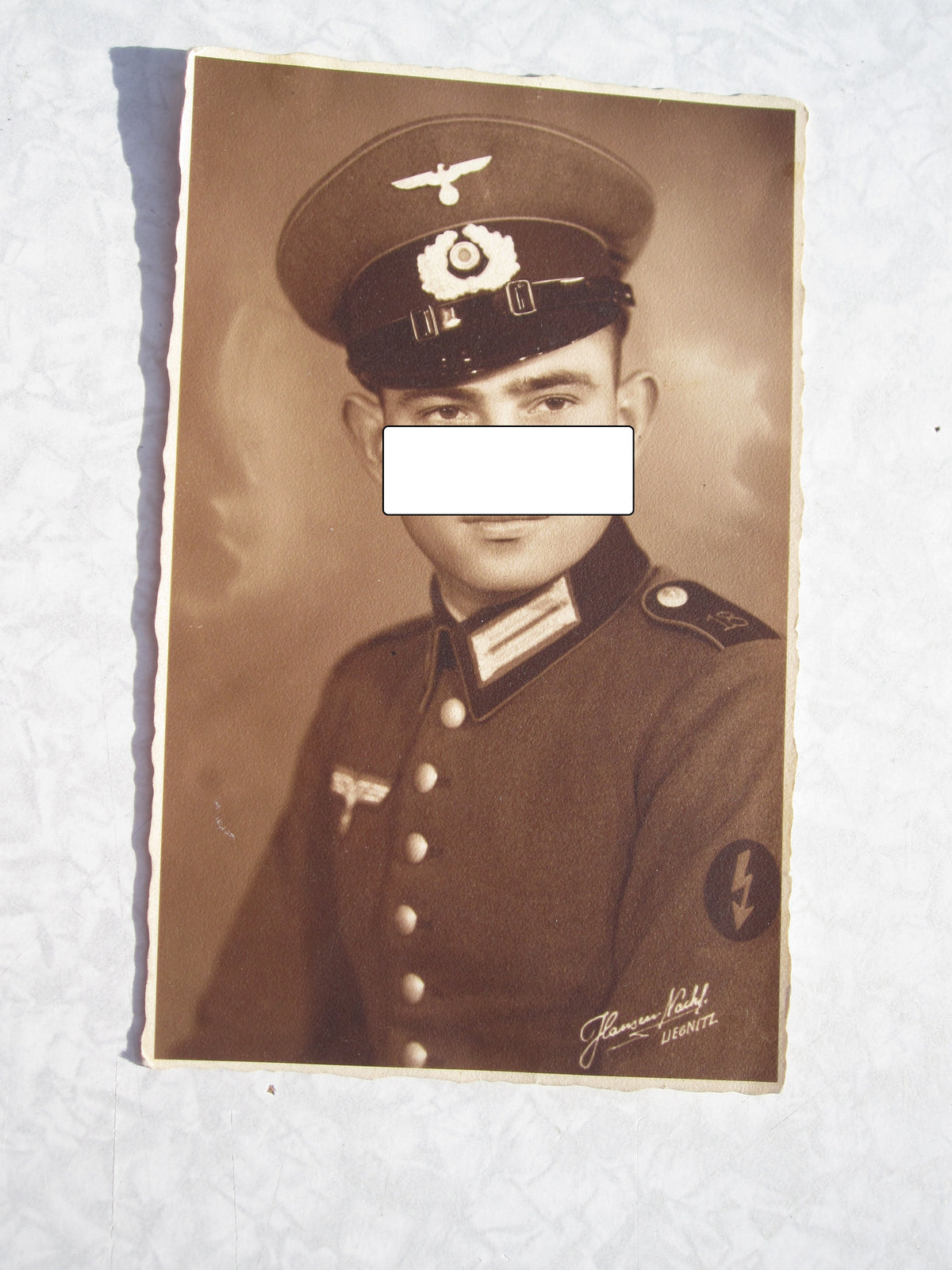 Uniformfoto Soldat der Wehrmacht Funktruppe