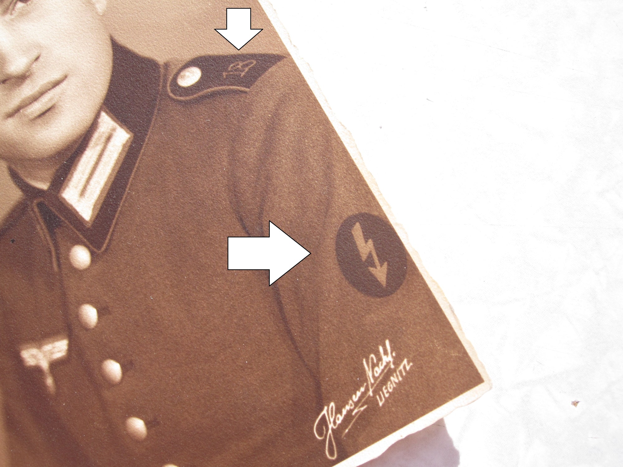 Kopie von Uniformfoto Soldat der Wehrmacht Funktruppe