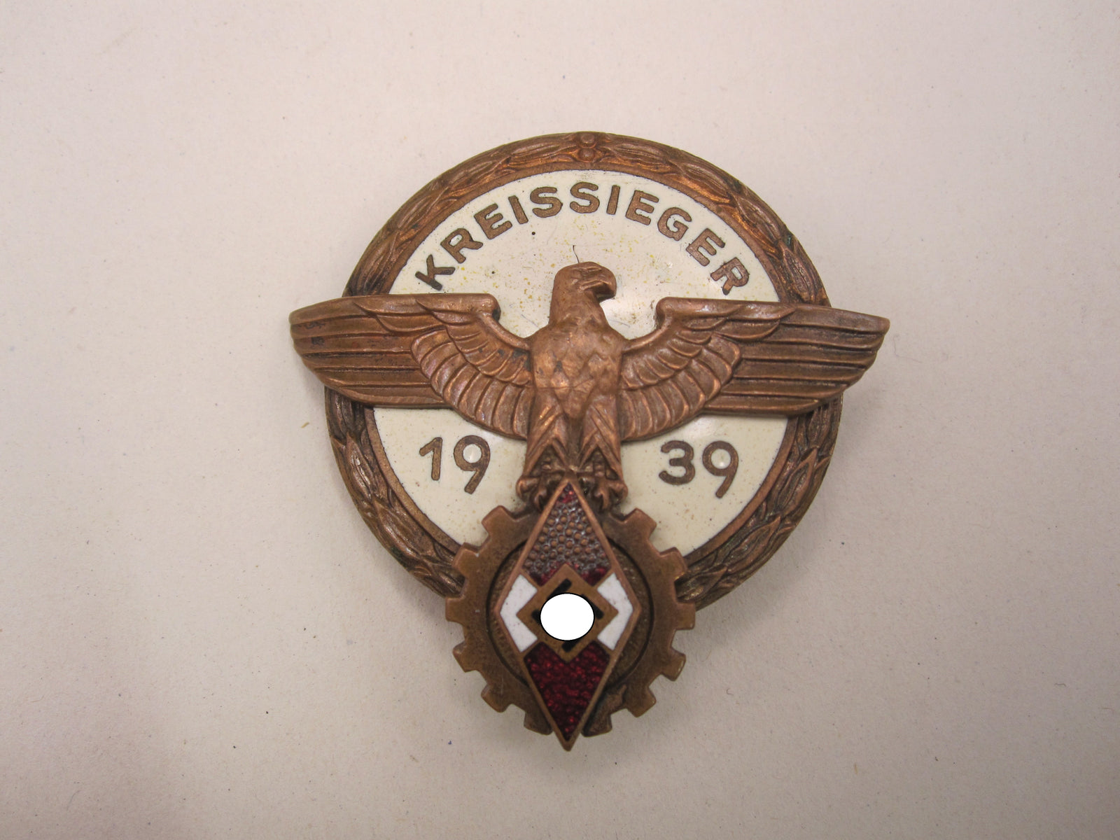 Hitlerjugend (HJ) Reichsberufswettkampf 1939 KREISSIEGERabzeichen