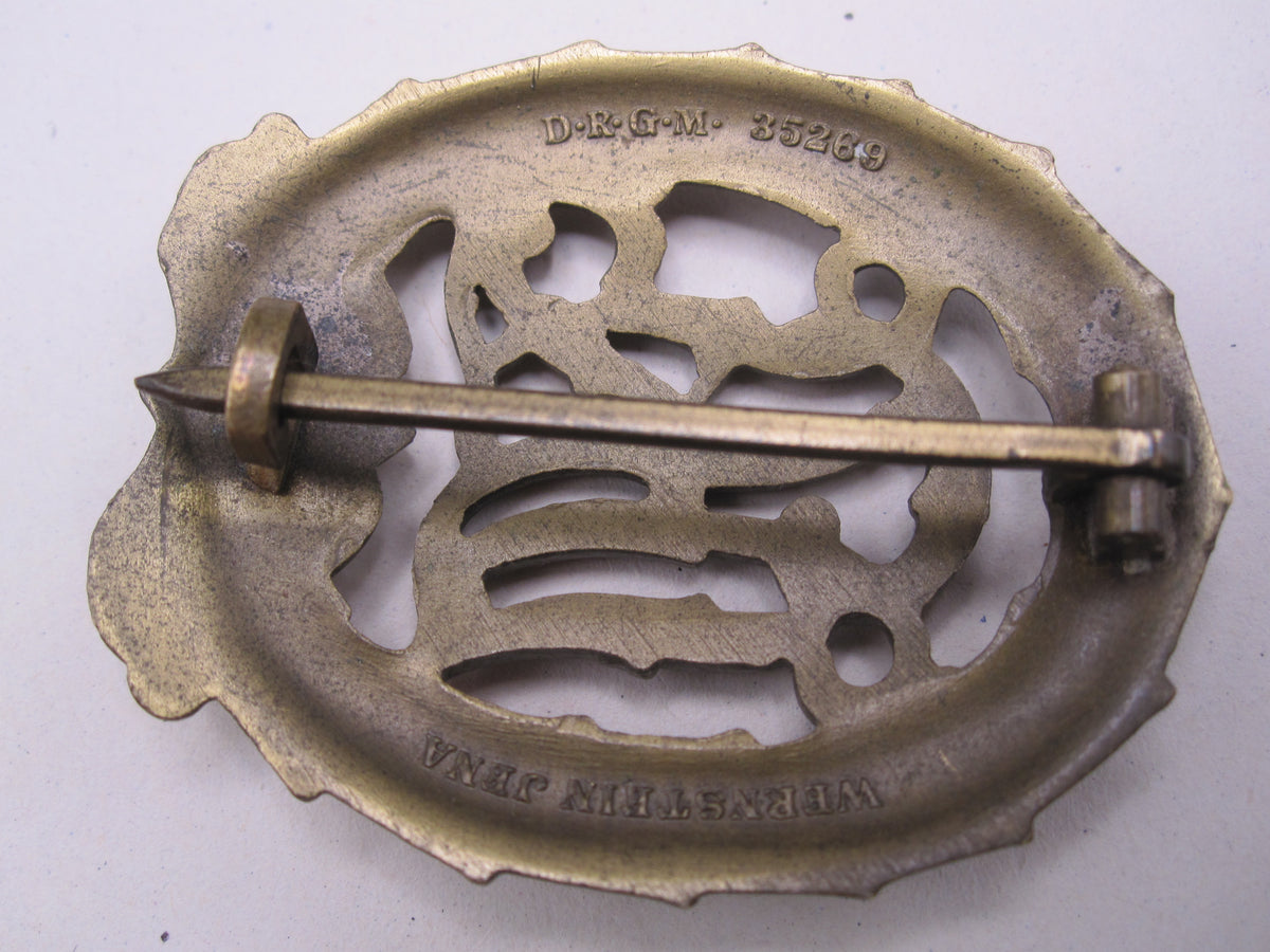 DRL Sportabzeichen in Bronze mit Hersteller Wernstein