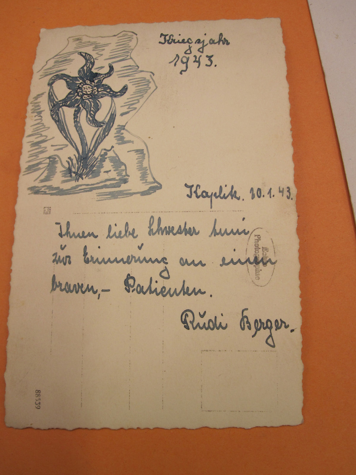 Uniformfoto Gebirgsjäger / Gebirgstruppe