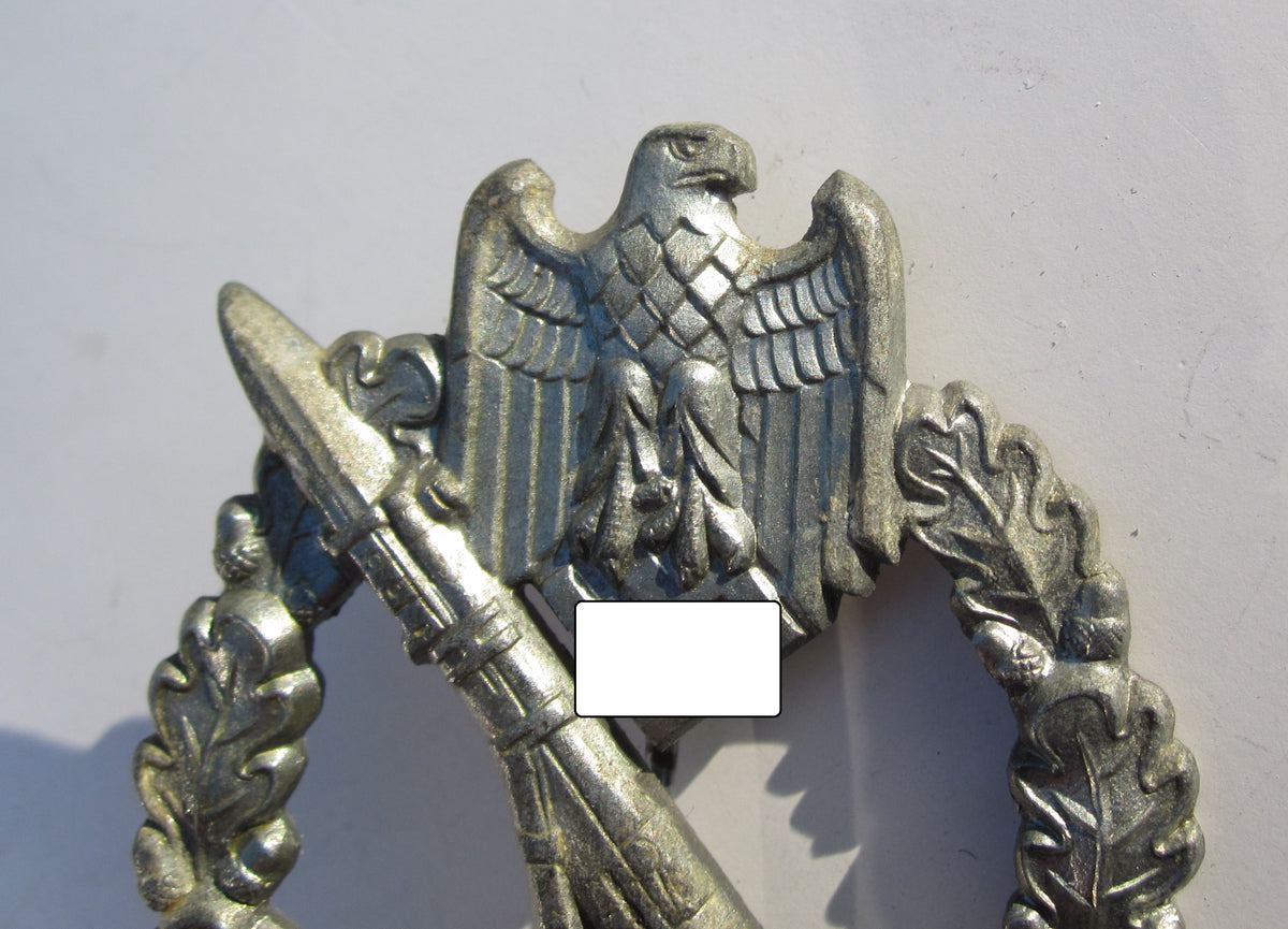 Infanterie Sturmabzeichen (ISA) des Heeres in Silber "GWL"