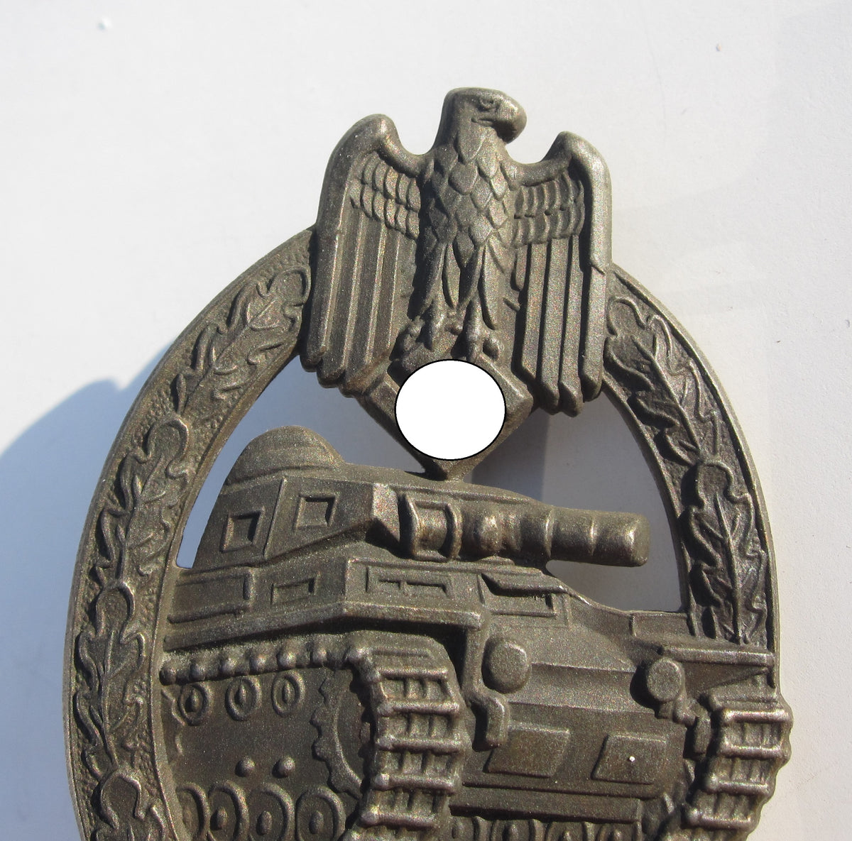 Panzerkampfabzeichen in Bronze Hersteller: AS im Dreieck MINT CONDITON