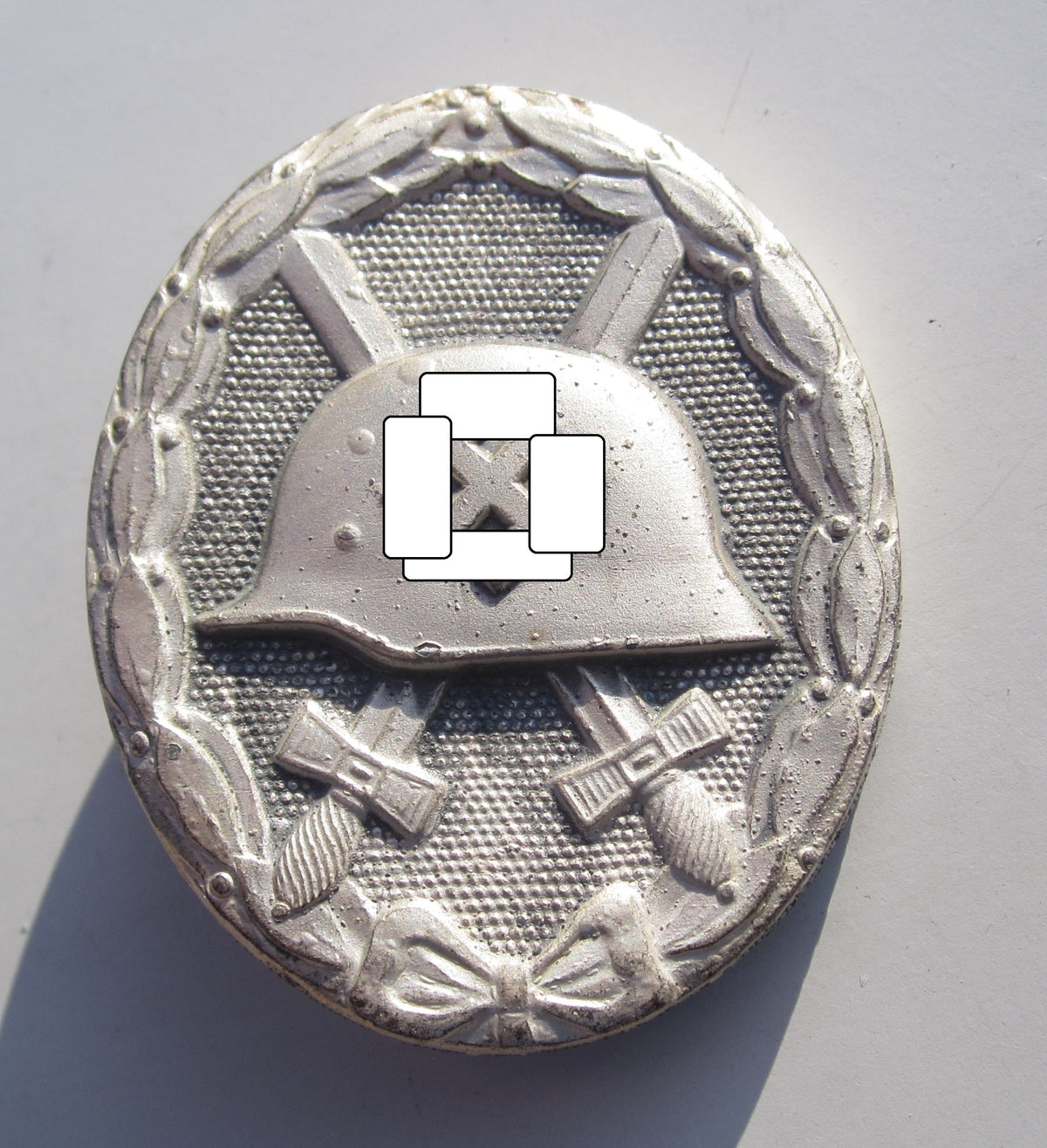 Verwundetenabzeichen 1939 in Silber in Verleihungstüte Hersteller &quot;100&quot; Mint Condition