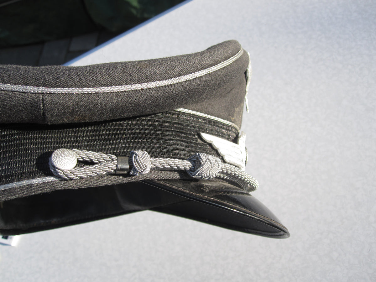 Schirmmütze für Offiziere Luftwaffe Wehrmacht Reenactement