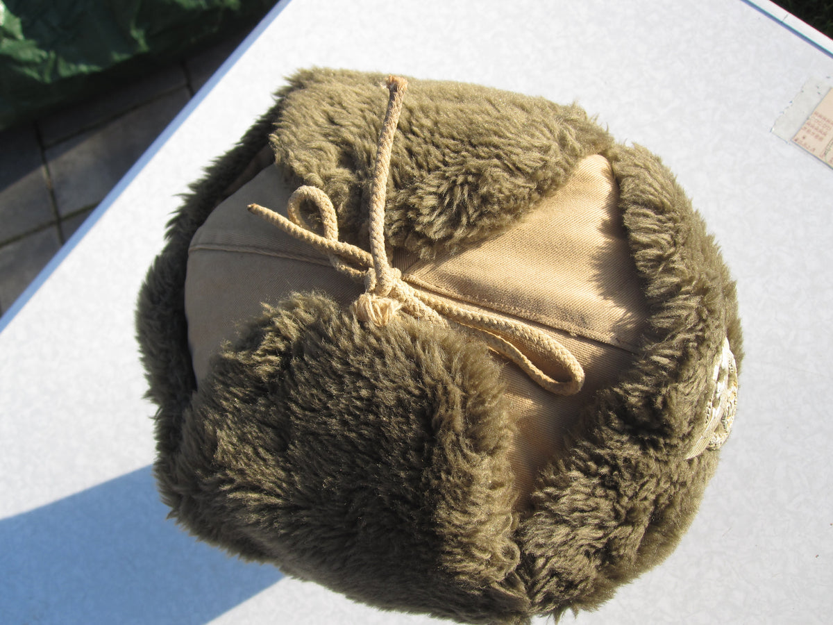 Wintermütze für Soldaten derPolizeitruppe Wehrmacht Reenactement