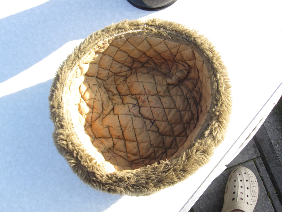 Wintermütze für Soldaten derPolizeitruppe Wehrmacht Reenactement